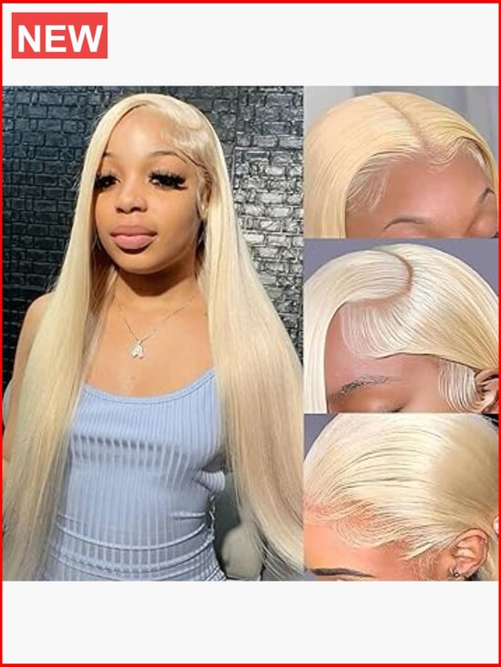 13x6 HD Transparent Lace Front Wig Human Hair 180% Density Straight Pre Plucked